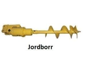 Jordborr minigrävare