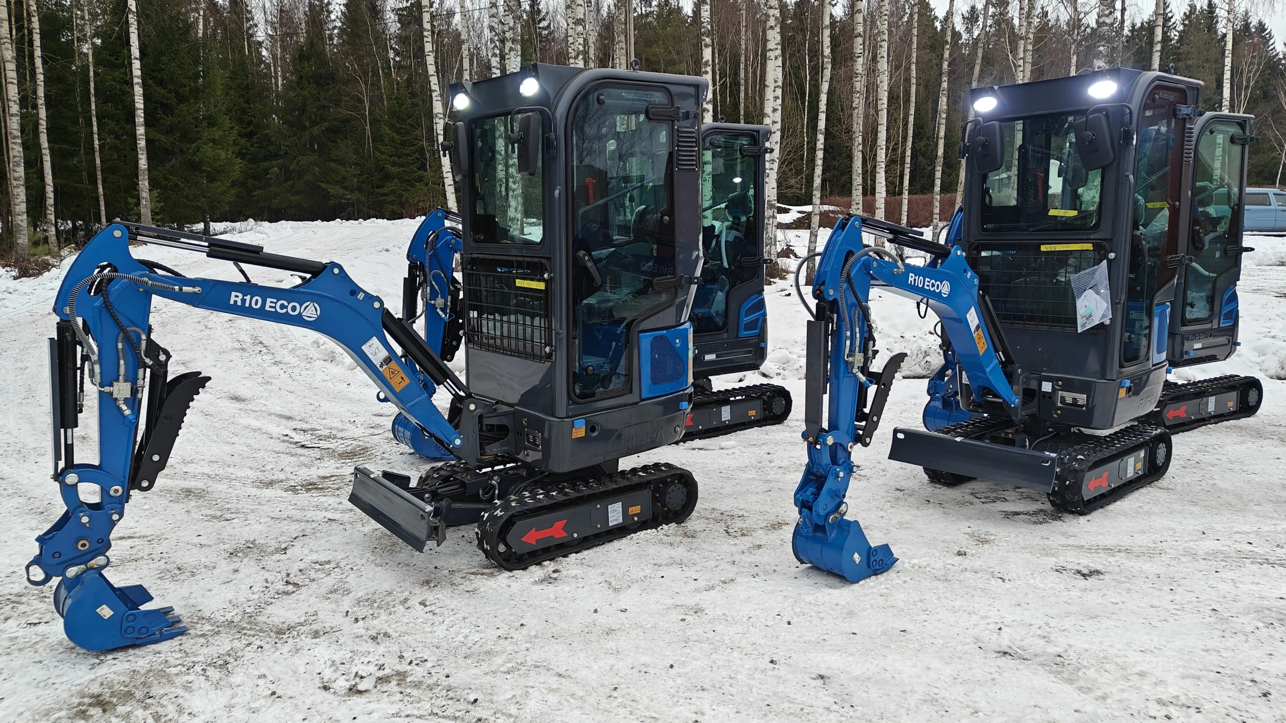 Minigrävare 1 ton Rippa R10 ECO hytt med värme Minigrävare 1 ton Rippa R10 ECO hytt med värme