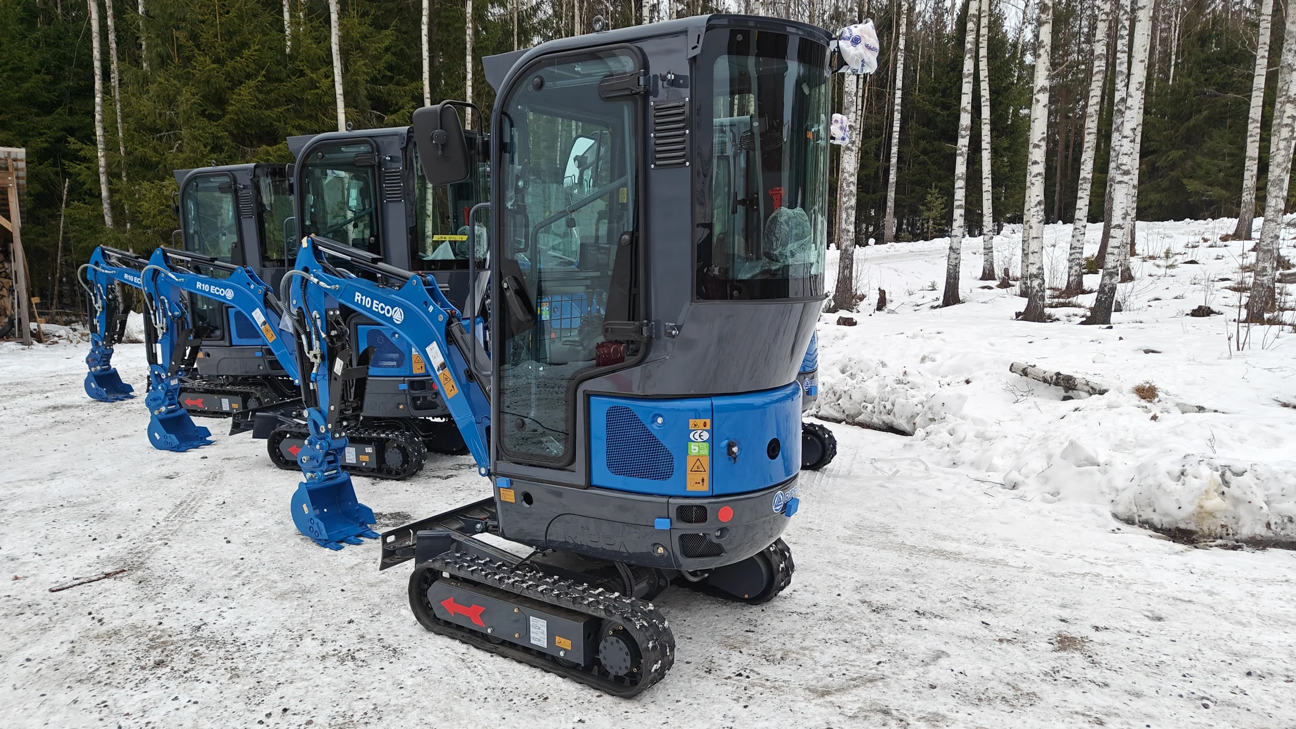 Minigrävare 1 ton Rippa R10 ECO hytt med värme Minigrävare 1 ton Rippa R10 ECO hytt med värme