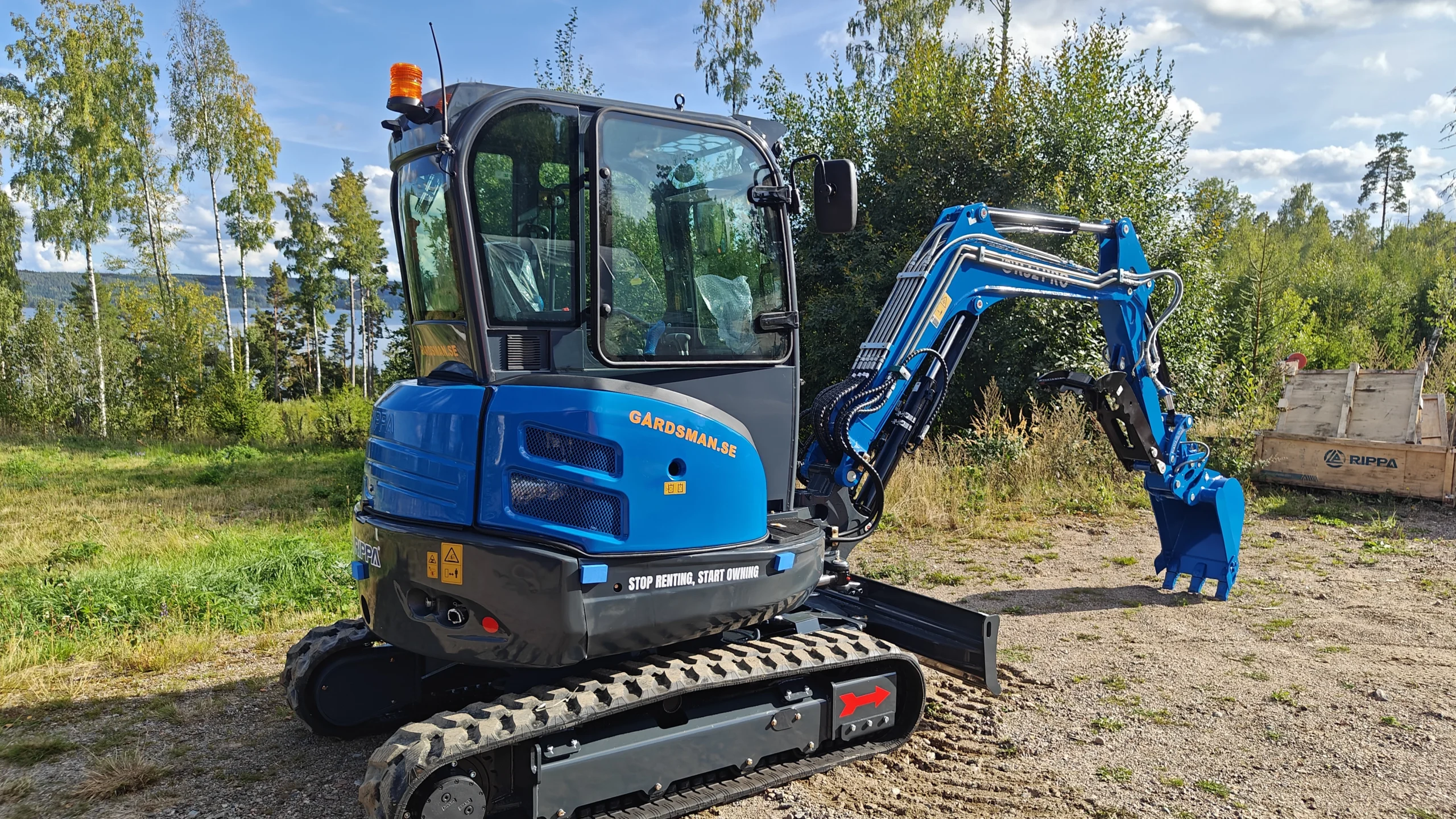 Rippa R32 minigrävare 3 ton.
