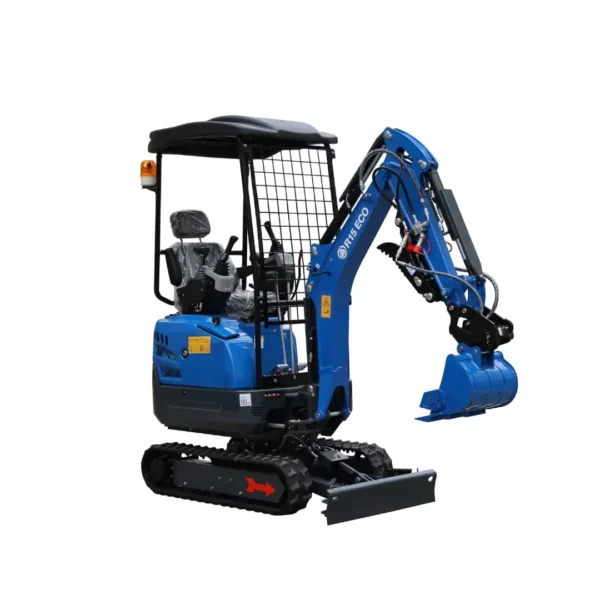 Minigrävare Rippa R15 1,5 ton, bomsväng, breddbara larver, hydraulisk tumme, snabbfäste mm.