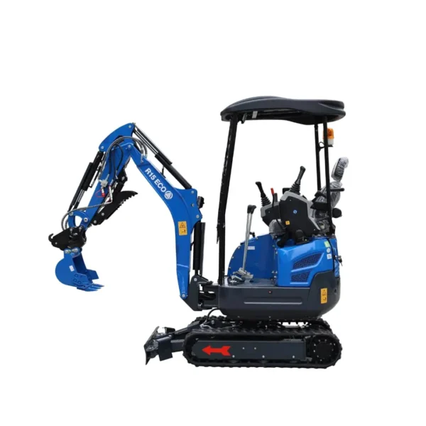 Minigrävare Rippa R15 1,5 ton, bomsväng, breddbara larver, hydraulisk tumme, snabbfäste mm.