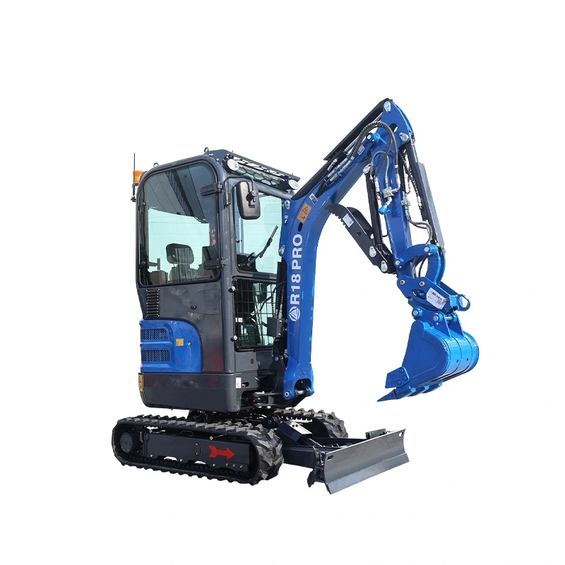 Minigrävare Rippa R18 PRO med hytt, 1,8 ton med breddbara larver, bomsväng, pilot joysticks, hydraulisk tumme, hydrauliskt snabbfäste, jordborr, tiltskopa, tjälkrok, smalskopa mm. Minigrävare Rippa R18 PRO med hytt, 1,8 ton med breddbara larver, bomsväng, pilot joysticks, hydraulisk tumme, hydrauliskt snabbfäste, jordborr, tiltskopa, tjälkrok, smalskopa mm.