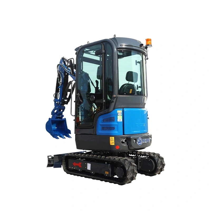 Minigrävare Rippa R18 PRO med hytt, 1,8 ton med breddbara larver, bomsväng, pilot joysticks, hydraulisk tumme, hydrauliskt snabbfäste, jordborr, tiltskopa, tjälkrok, smalskopa mm. Minigrävare Rippa R18 PRO med hytt, 1,8 ton med breddbara larver, bomsväng, pilot joysticks, hydraulisk tumme, hydrauliskt snabbfäste, jordborr, tiltskopa, tjälkrok, smalskopa mm.