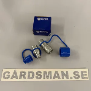 Hydrauliska snabbkopplingar passande tillbehör för minigrävare