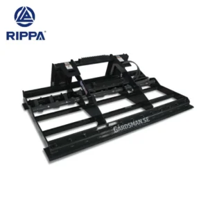 Markplanerare för skid steer som jämnar grus och gårdsplaner