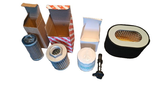 Service kitt till Rippa R10, R13, R15 innehåller Hydraulfilter, luftfilter och oljefilter